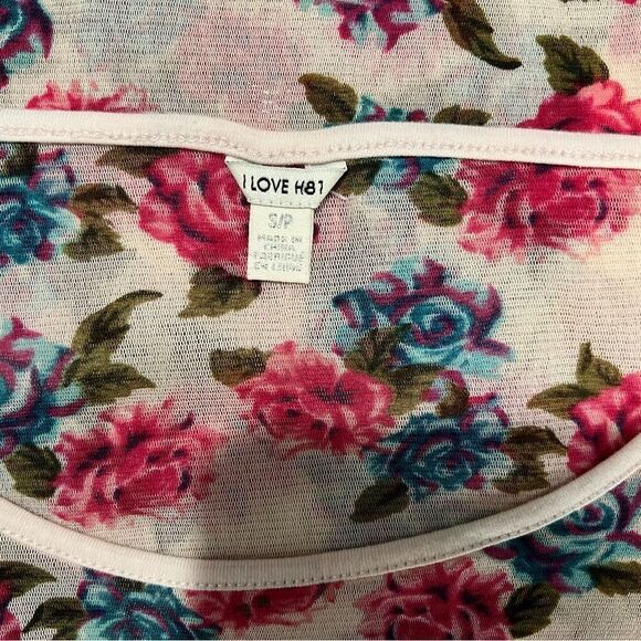 Floral Mesh Top S/P - Picture 4 of 7